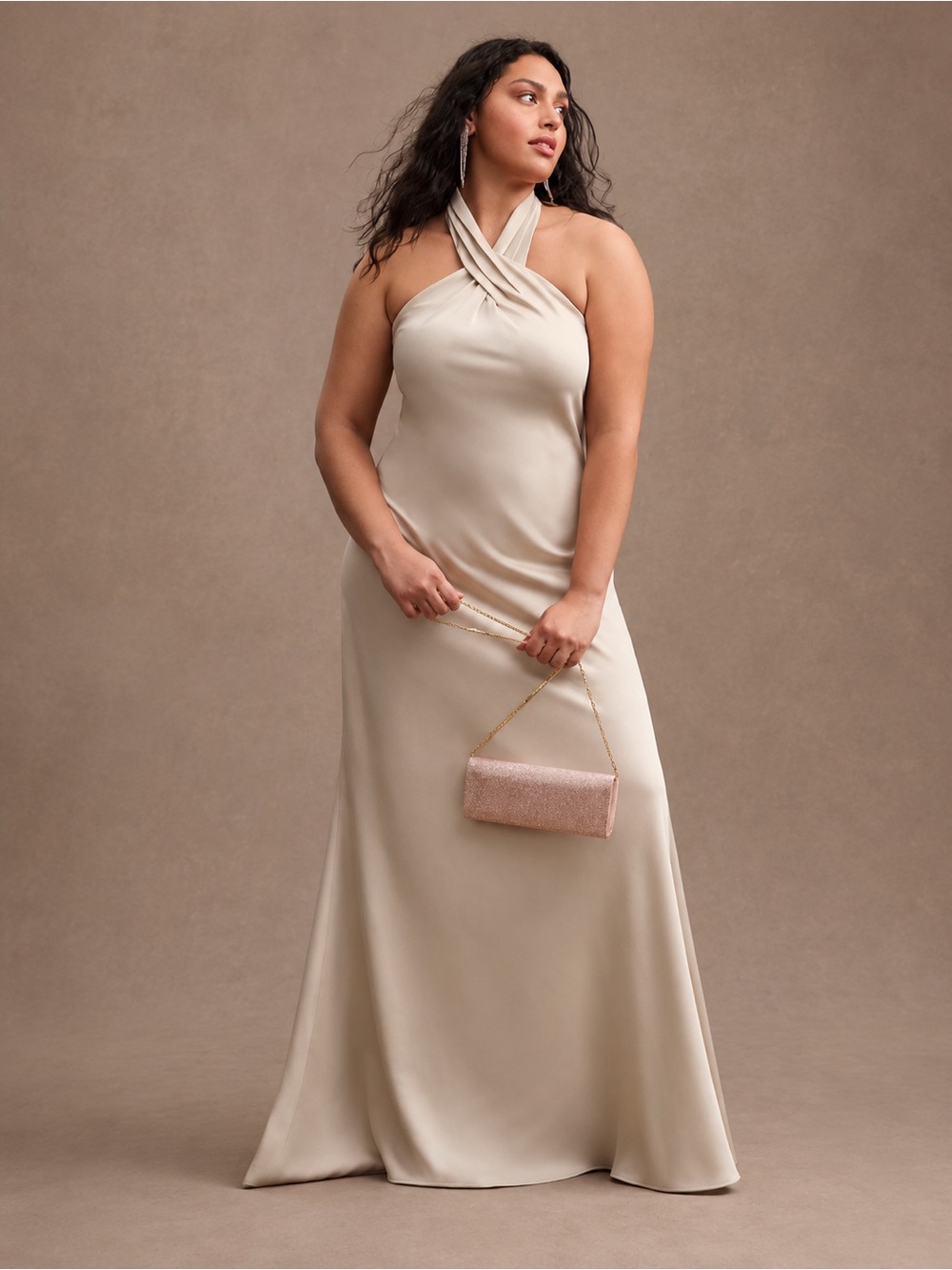Anthropologie BHLDN | Ruby Satin Charmeuse Dress Bridesmaid Wedding Guest ~ US 6